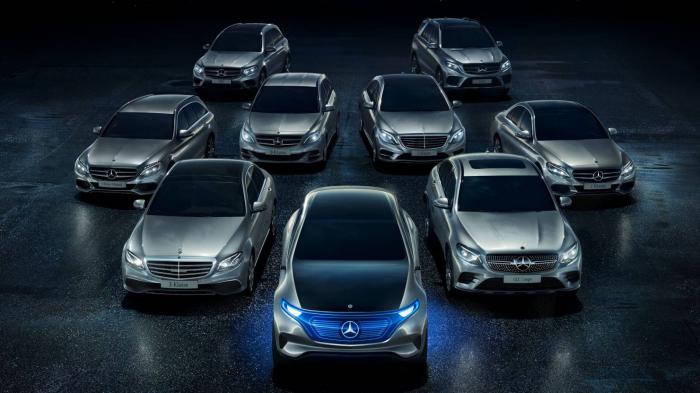Mercedes: Με πλήρη γκάμα ηλεκτρικών το 2022